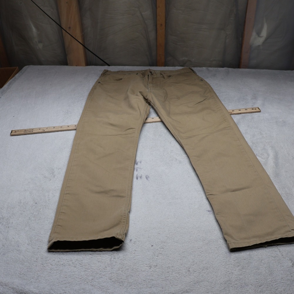 Patagonia Jeans Mens 34x30 Beige Performance Twill Slim‎ Straight Casual Outdoor